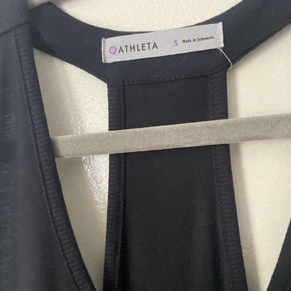 Athleta Rouched athleisure dress size S racer back staple essential - Picture 2 of 6